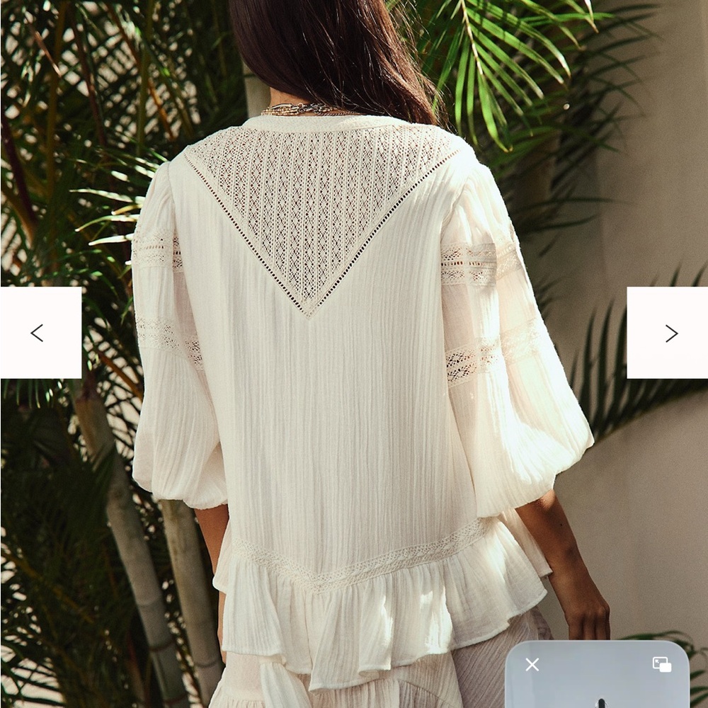 Free People Ruffle Mini Dress - Picture 3 of 6